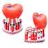 JETFLAME LIGHTERS HEART 2 COLORS REFILLABLE (X30)