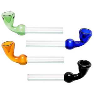 ATOMIC GLASS PIPE 4 COLORS ASSORTED (X20)