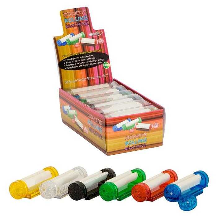 ATOMIC PLASTIC ROLLER 4IN1 78MM ASSORTED (X12)