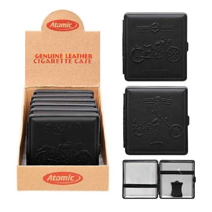 ATOMIC REAL LEATHER CASE 3D MOTORBIKES (X6)