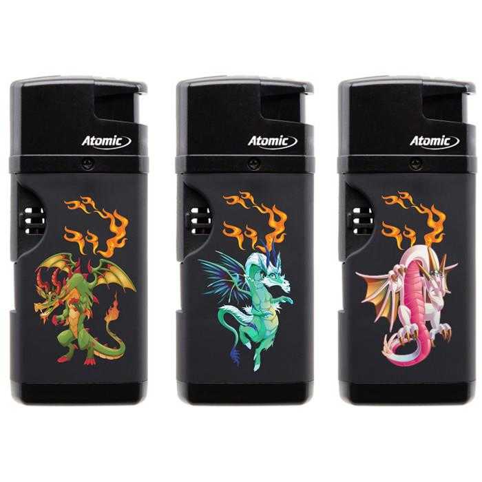 ATOMIC ROTATE JETFLAME RUBBER FIRE DRAGONS (X6)