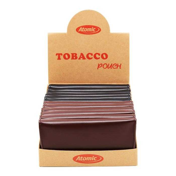 ATOMIC TOBACCO POUCH XL BLACK & BROWN ASSORTED (X12)