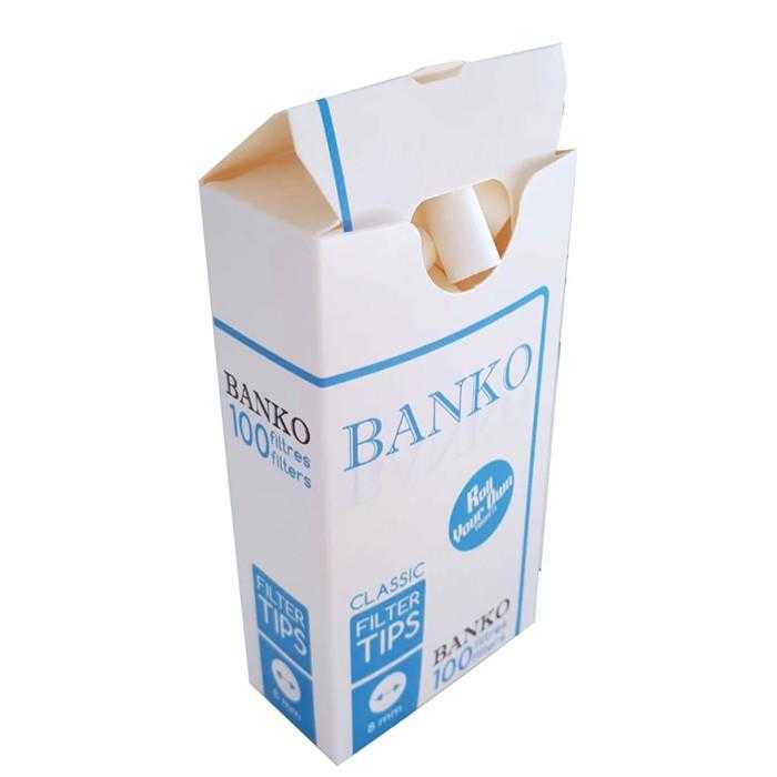 BANKO 8MM FILTER TIPS DISPLAY (20 X 100)