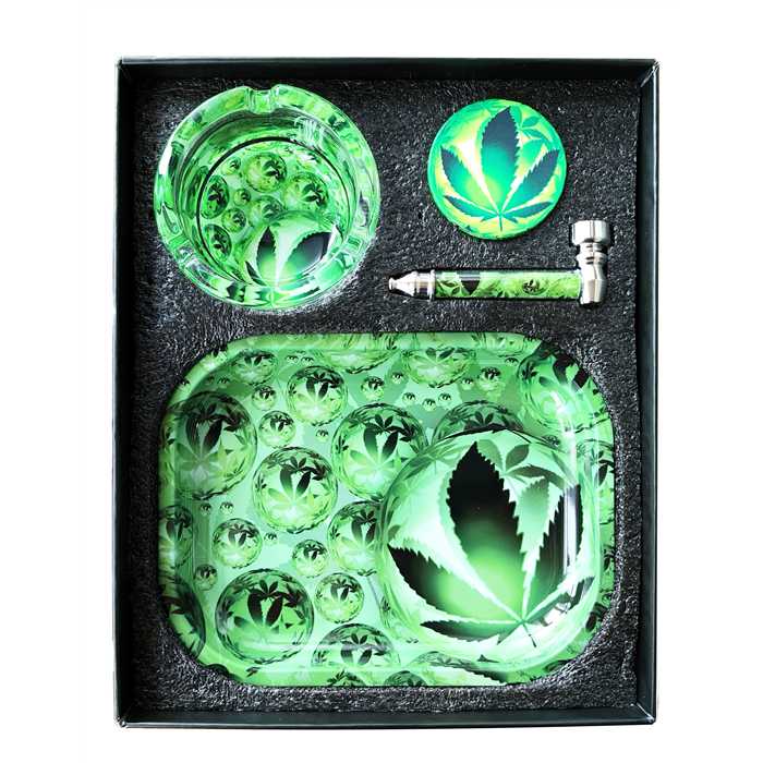 GIFT KIT 4 PIECES BUBBLE LEAVES