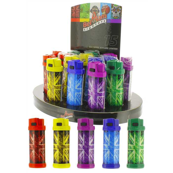 JETFLAME LIGHTERS UK FLAGS (X15)