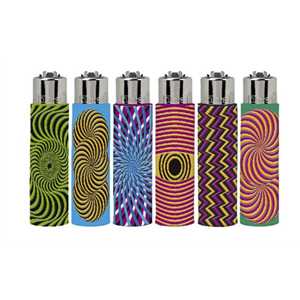 LIGHTERS LARGE POP COVER ILUSION ART (X30)