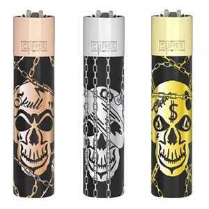 LIGHTERS METAL DEADLY CHAINS (X12)