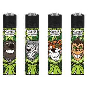 LIGHTERS  SMILING ANIMALS (X48)