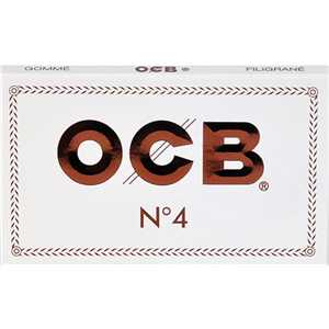 OCB WHITE N°4  DOUBLE ROLLING PAPER (X25)