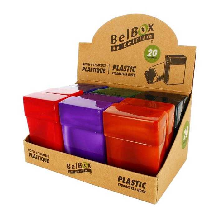 PLASTIC BOX 20' CIGARETTES (X12)