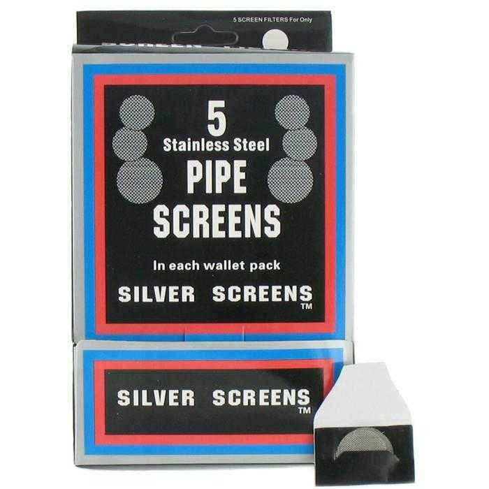 SILVER SCREENS FOR PIPES (100X5X20MM)