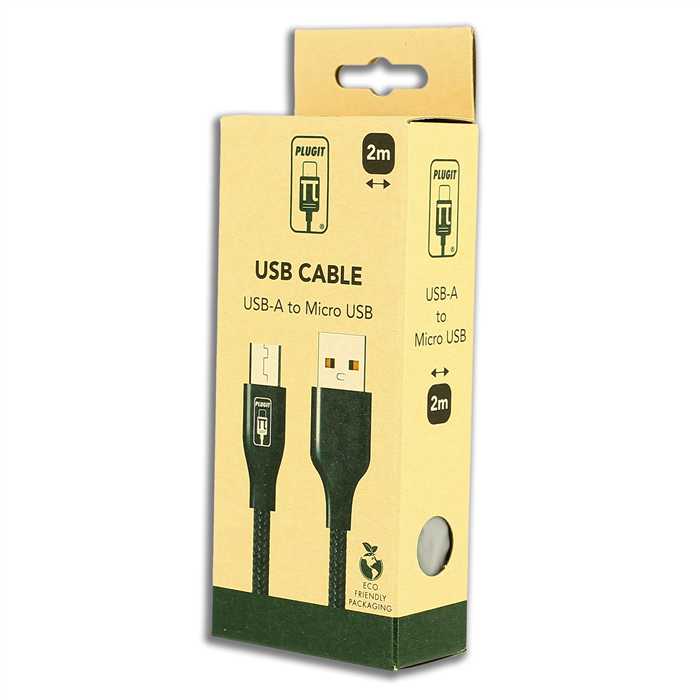 USB-A TO MICRO USB CABLE (2M)